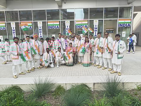 The Indian Paralympic Contingent
